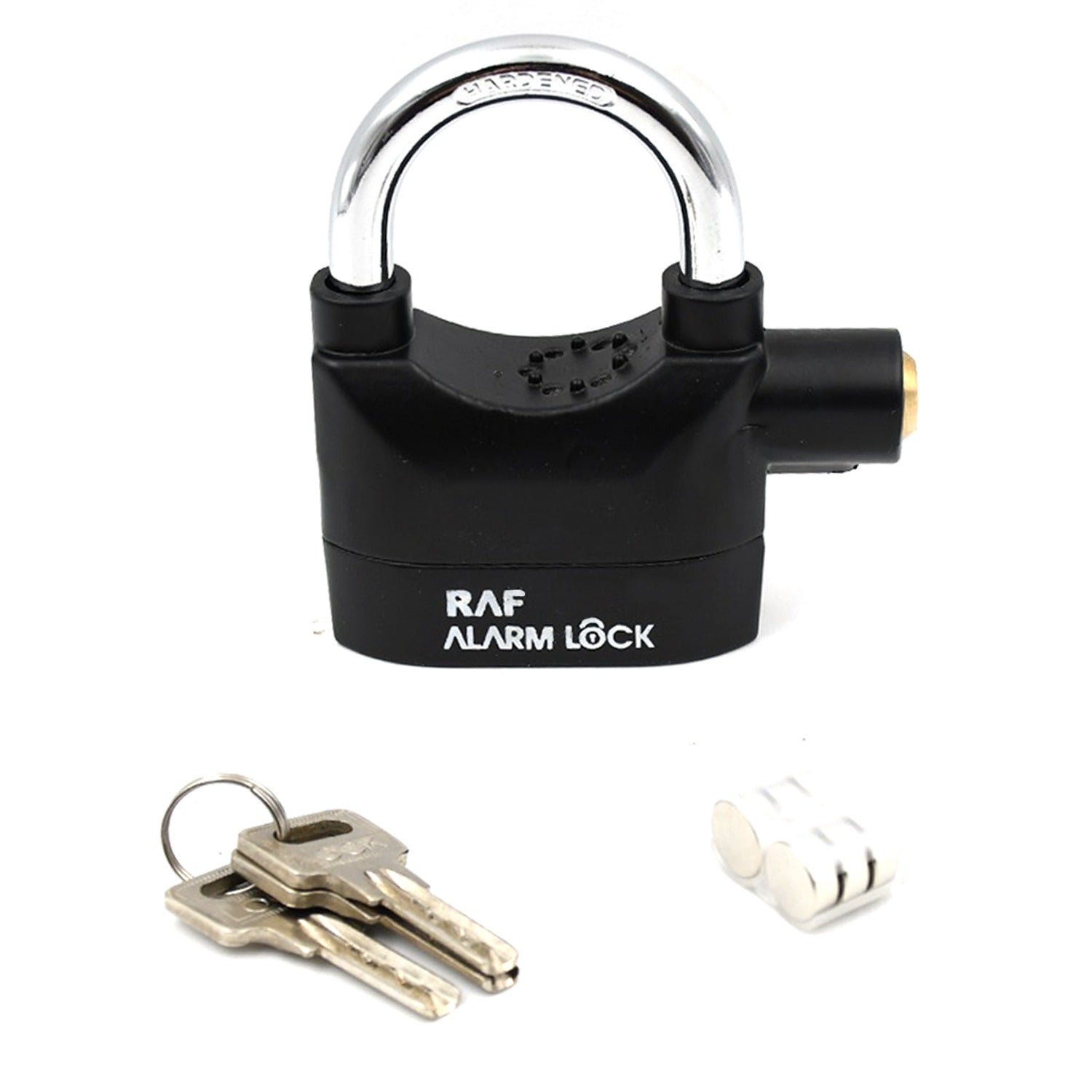 0185a Security Alarm Lock System | Waterproof Black Anti-theft Siren 110dba alarm anti Padlock FoR Bike|Door Window|Battery padlock 0185a Security Alarm Lock System | Waterproof Black Anti-theft Siren 110dba alarm anti Padlock FoR Bike|Door Window|Battery padlock